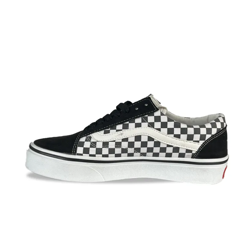 گالری تصاویر کتونی ونس اولد اسکول شطرنجی بدون ساق